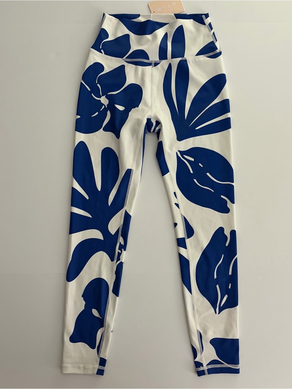 WILO The Label Blue & White Print Leggings